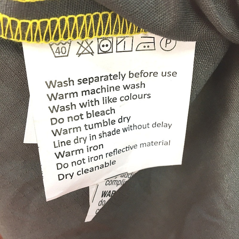 King Gee Yellow Hi-Vis Long Sleeve Button Up Vented Work Shirt Ladies Size AU 10