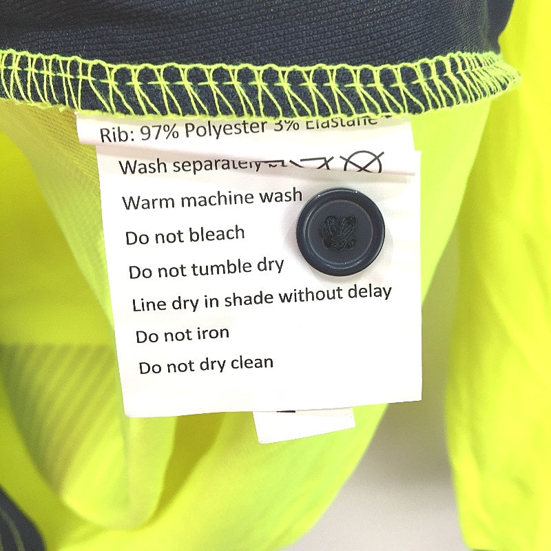 Hard Yakka Green Hi-Vis Long Sleeve 2 Tone Light Work Shirt Ladies Size AU 10