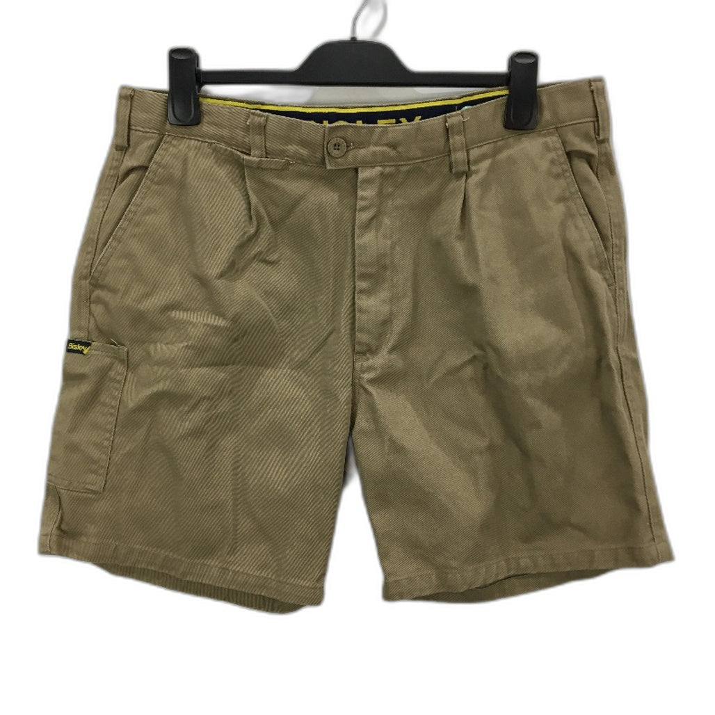 Bisley Workwear Khaki Cotton Cargo Work Shorts Mens Size 97/38