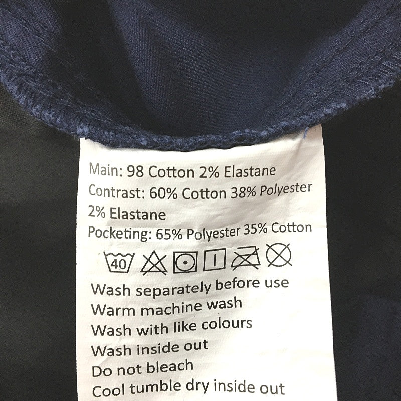 Hard Yakka Navy Toughmaxx Taped Hi-Vis Drawstring Work Pants Mens Size 34/87R