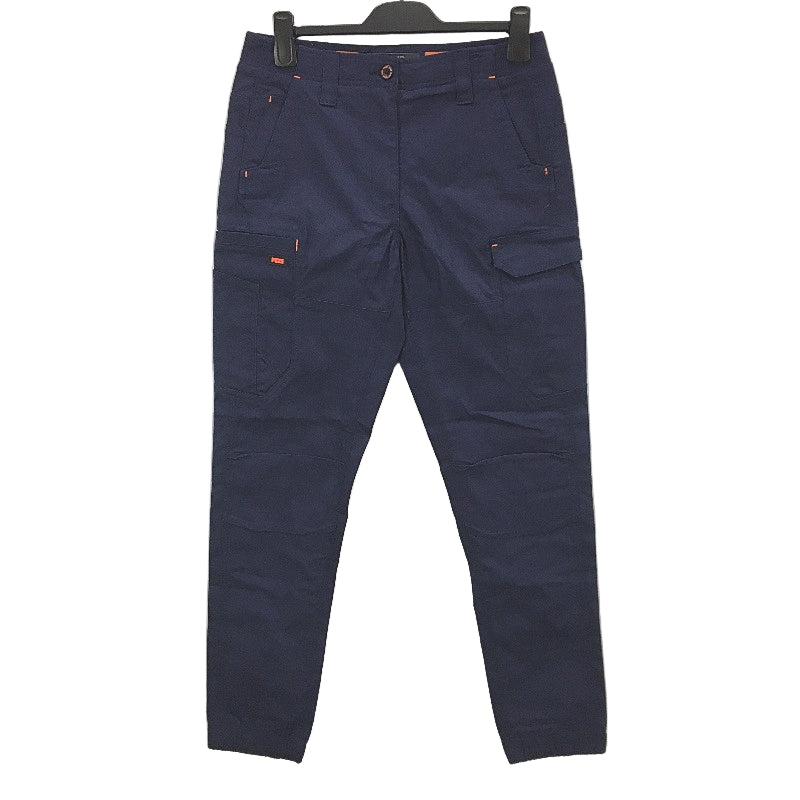FUZE By King Gee Navy Blue Cargo Work Pants Ladies Size AU 12
