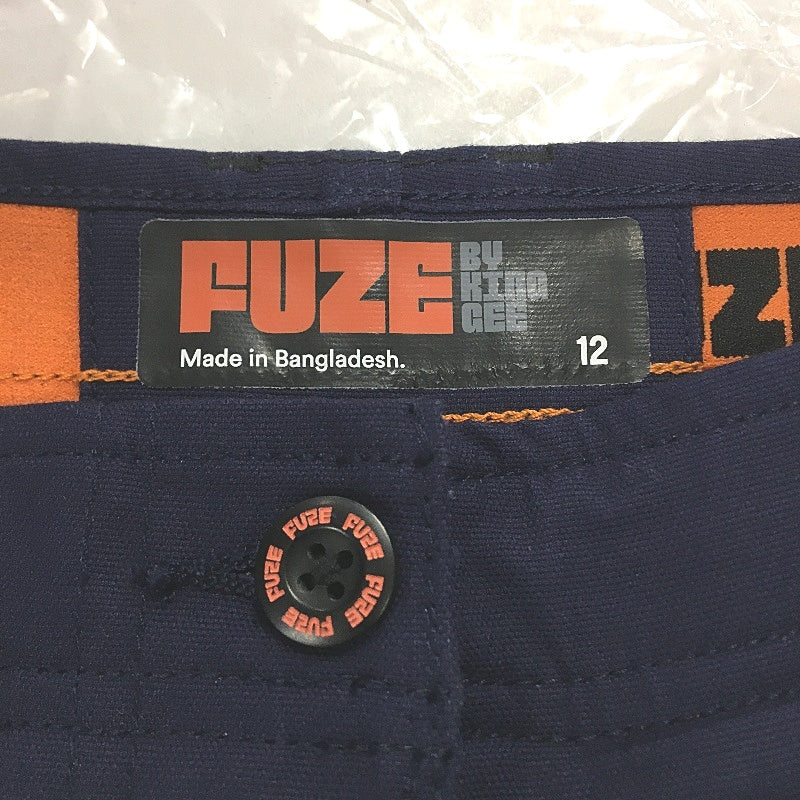 FUZE By King Gee Navy Blue Cargo Work Pants Ladies Size AU 12