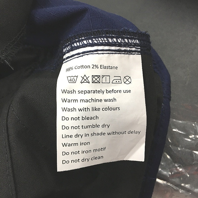 King Gee Navy Blue Cargo Workcool Motion Cuff Work Pants Ladies Sz Curved AU 18