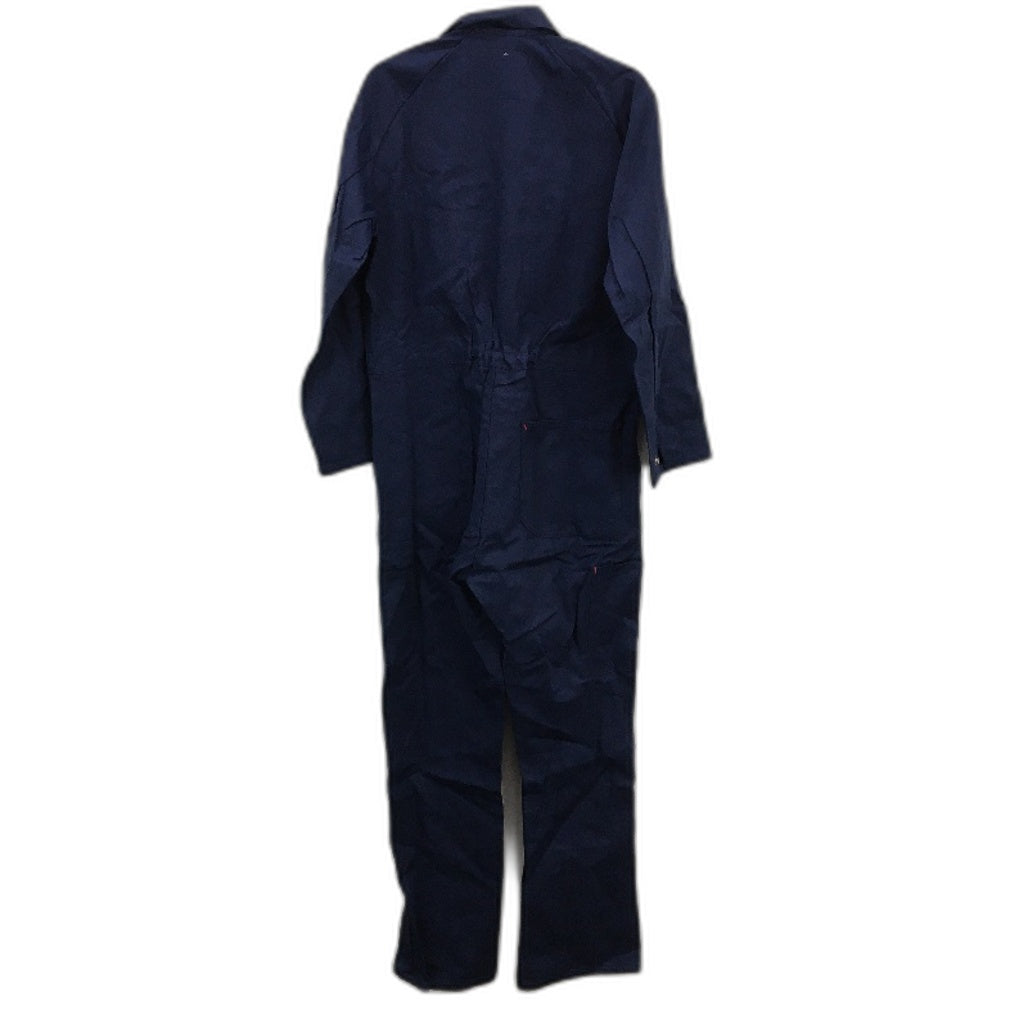 Hard Yakka Navy Button Up Drill Work Coverall Mens Size 84L Waist