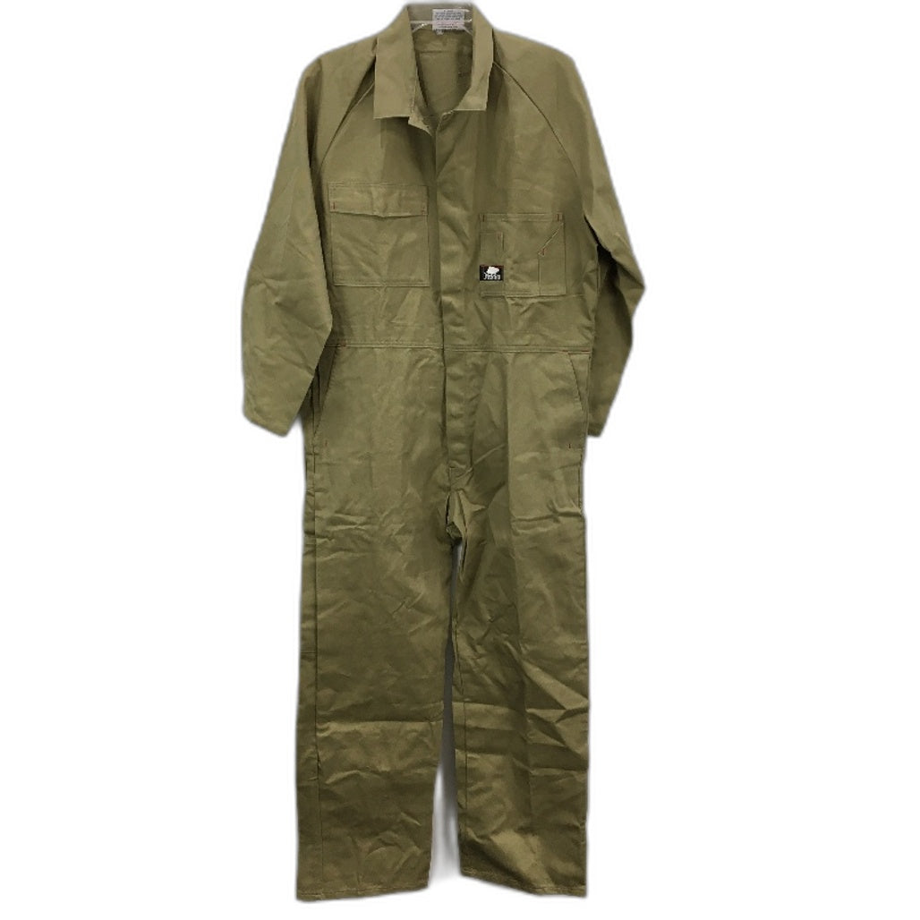 Hard Yakka Khaki Button Up Drill Work Coverall Mens Size 122R