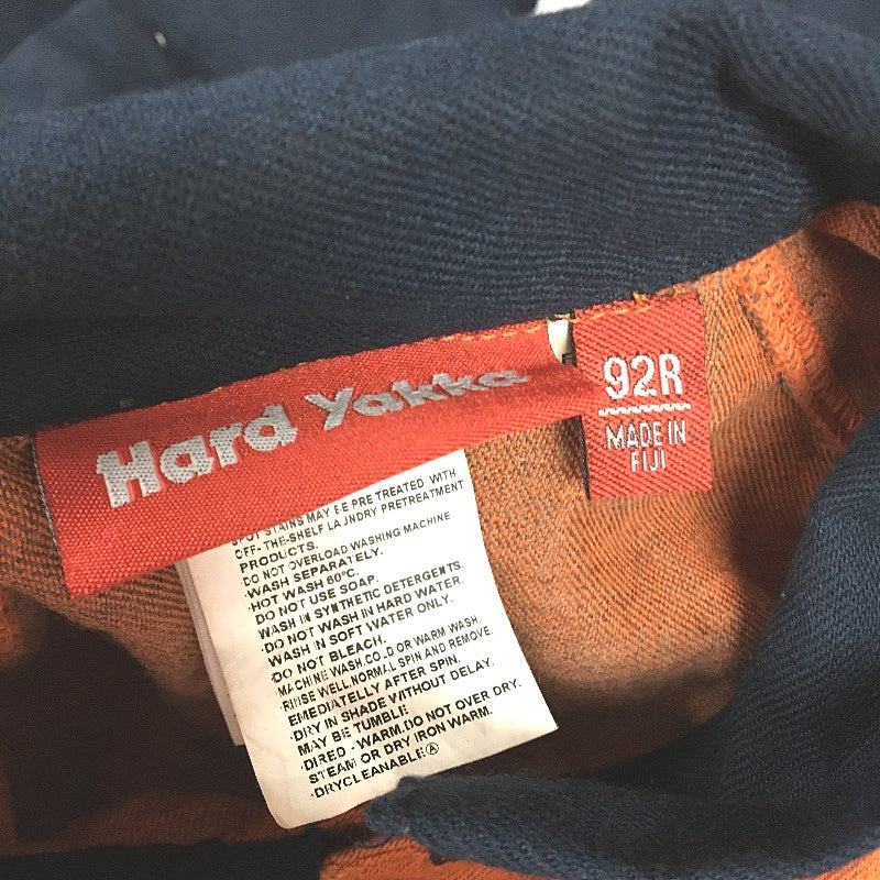 Hard Yakka Orange Hi-Vis Stripe Button Up Drill Work Coverall Mens Size 92R