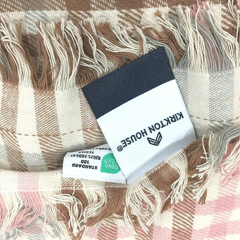 Kirkton House Warm Multicoloured Check Soft Throw Blanket 250x250cm NEW