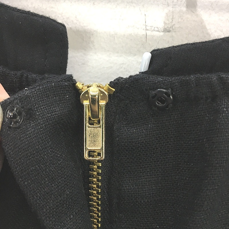 Subtitled Lui Cut Out Black Linen Bandeau Strapless Top Ladies Size XS EW