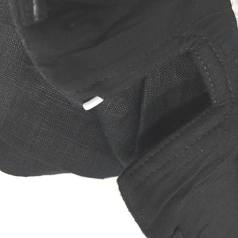 Subtitled Lui Cut Out Black Linen Bandeau Strapless Top Ladies Size XS EW