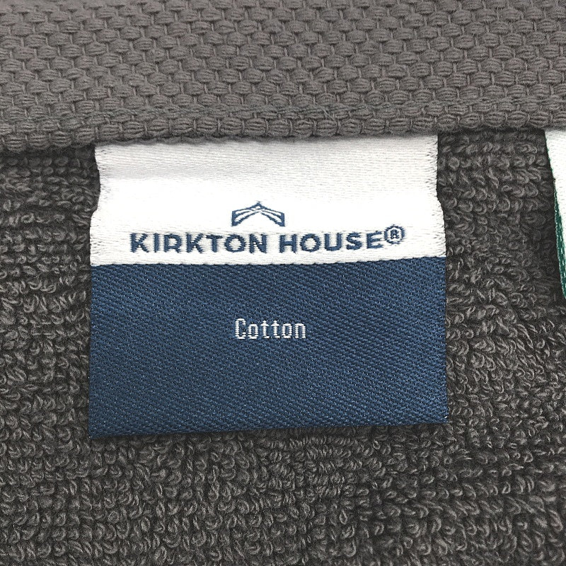 Kirkton House 5Pce Charcoal Square Patterned Hand Towel & 4 Face Washer Pack NEW