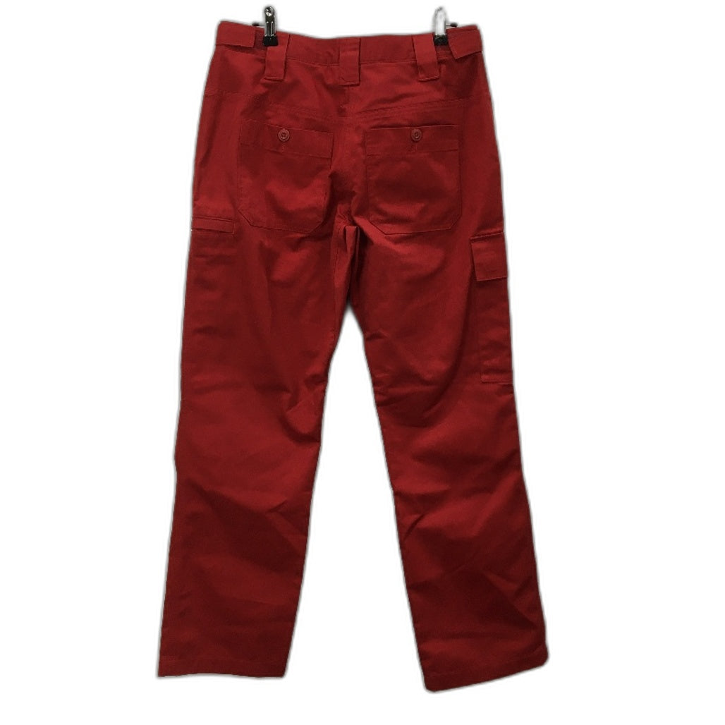 Hard Yakka Legends Red Cotton Cargo Style Womens Work Pants Size 10 NEW