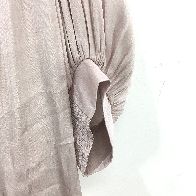 Basque Petites Soft Pink Silky Satin Short Sleeve V Neck Blouse Ladies Sz 10 NEW