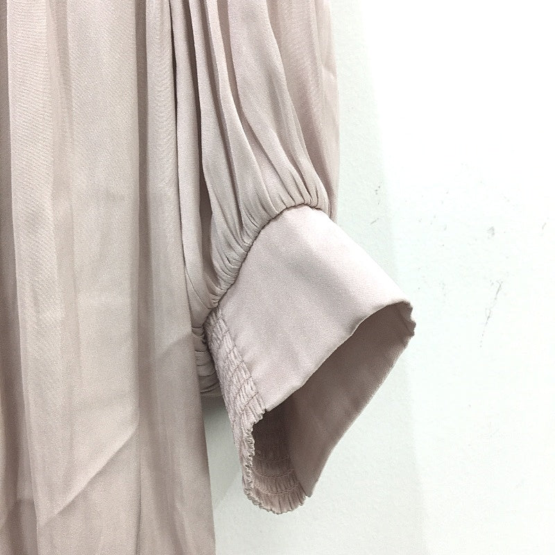 Basque Petites Soft Pink Silky Satin Short Sleeve V Neck Blouse Ladies Sze 8 NEW