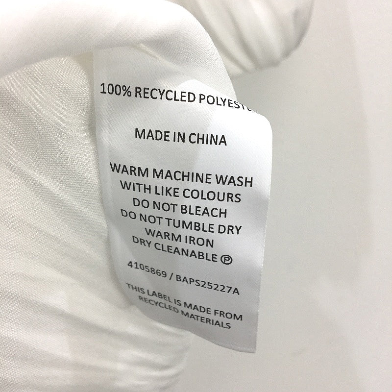 Basque Petites Ivory White Silky Satin Short Sleeve V Neck Blouse Size 10 NEW