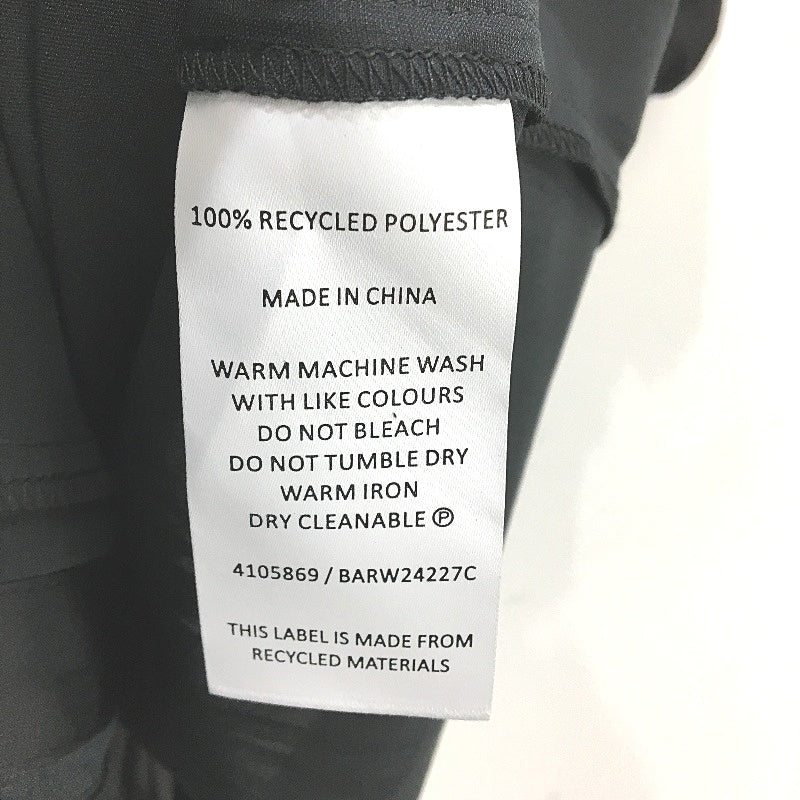 Basque Petites Black Silky Satin Short Sleeve V Neck Blouse Ladies Size 10 NEW