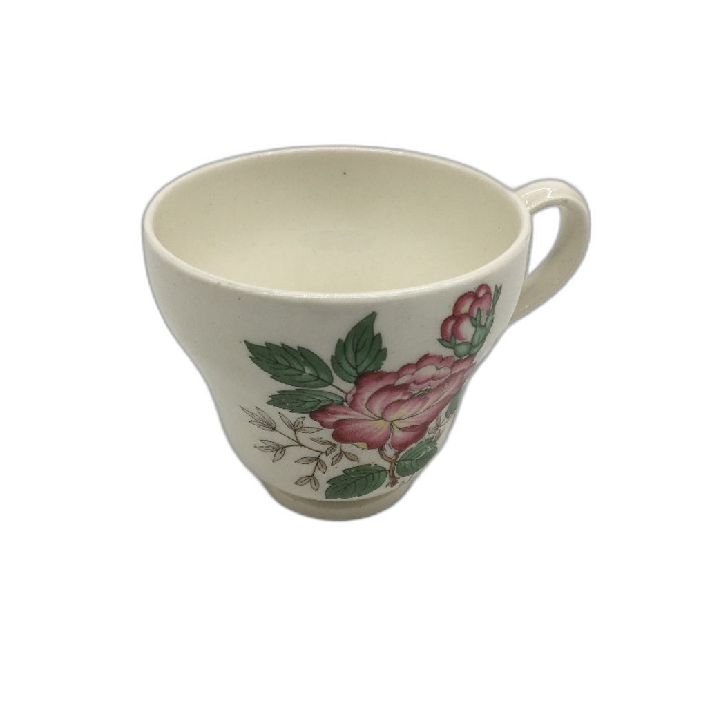 Vintage 8 Piece Wedgwood Barlaston English Floral 6 Dish & 2 Mini Cup Set