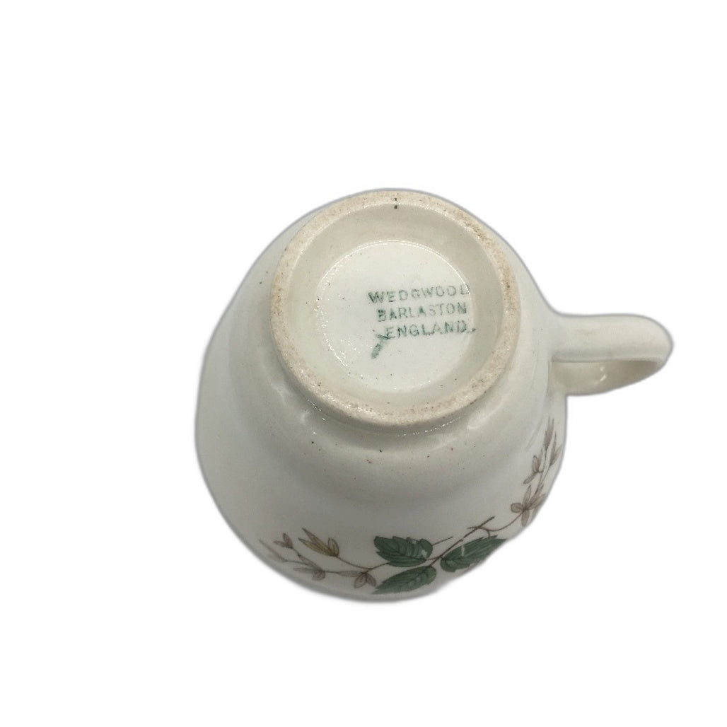 Vintage 8 Piece Wedgwood Barlaston English Floral 6 Dish & 2 Mini Cup Set