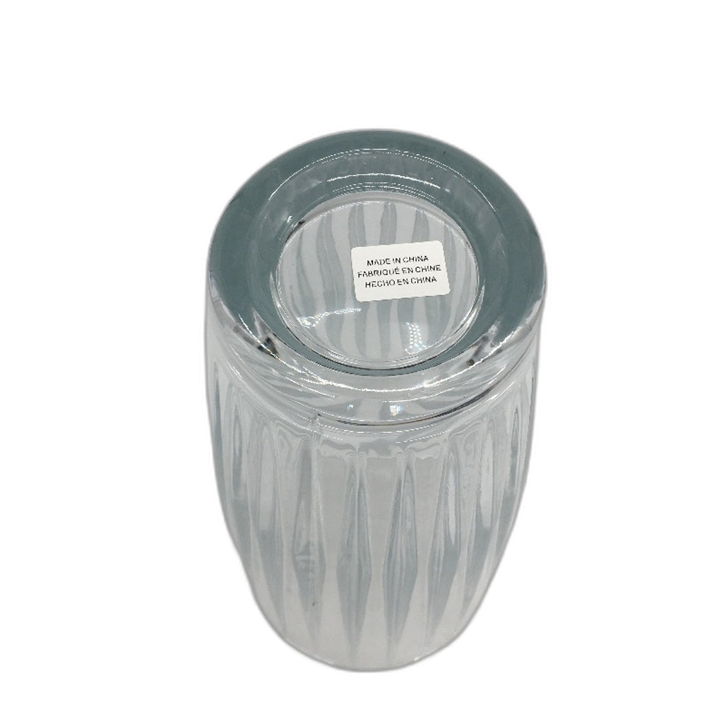 Mikasa Crystal Clear Revel Florero de Cristal Flower Vase In Box 29.9cm NEW