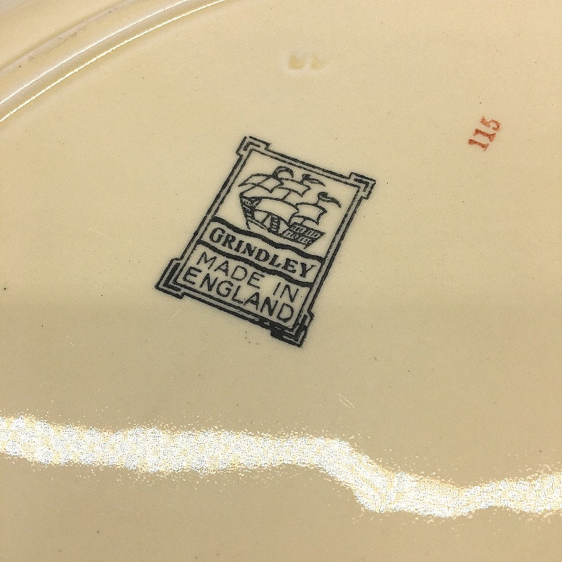 VINTAGE Grindley Made In England Fine China 3 Piece Platter, Jug & Dish Set