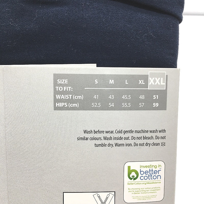 Westbay Navy Blue Regular Fit Cotton Soft Cargo Pants Mens Size XXL NEW