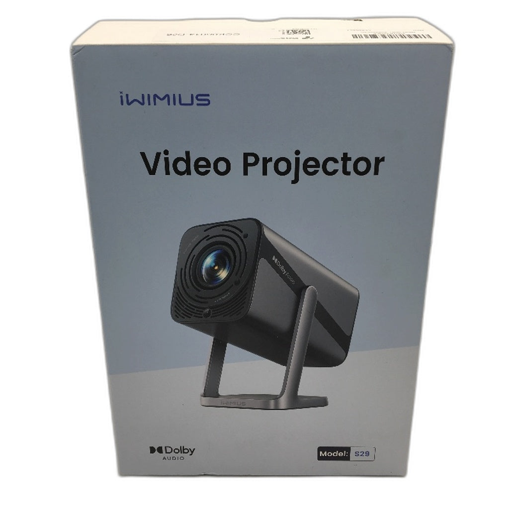 iWimius S29 Smart Projector Dolby Audio WiFi 6 4K Support & Auto Focus