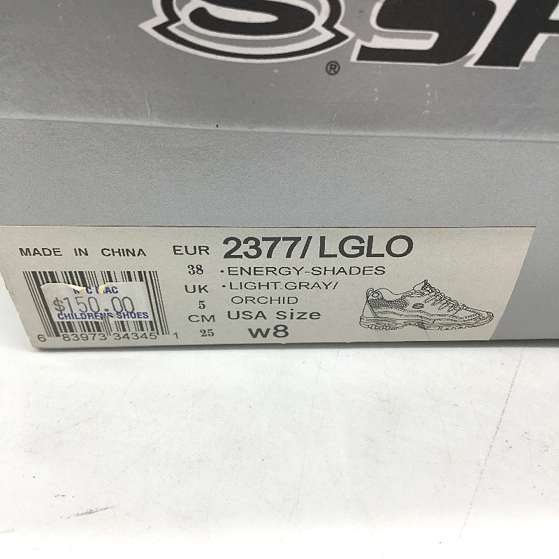 Skechers Sport Energy Shades Grey Orchid Sneakers Ladies Size EUR 38 US 8 NEW