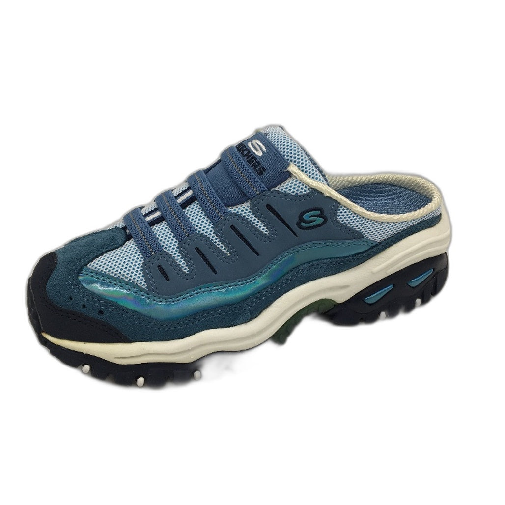 Skechers Sport Lake Silver Backslider Sneakers Ladies Size EUR 35 US 5 DEMO