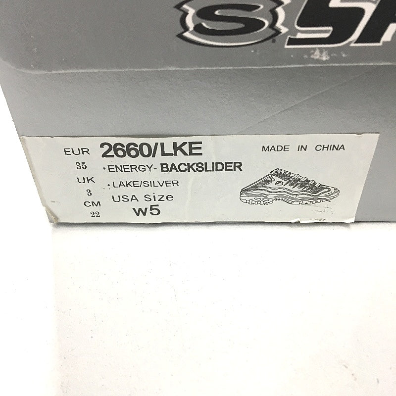 Skechers Sport Lake Silver Backslider Sneakers Ladies Size EUR 35 US 5 DEMO
