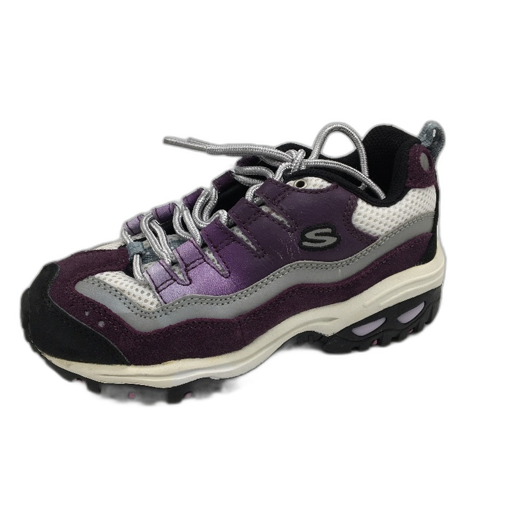 Skechers Sport Energy Purple Lace Up Sneakers Girls Kids Size EUR 32 US 1 DEMO
