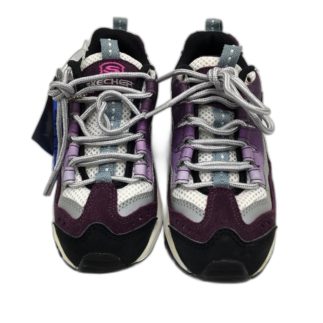 Skechers Sport Energy Purple Lace Up Sneakers Girls Kids Size EUR 32 US 1 DEMO