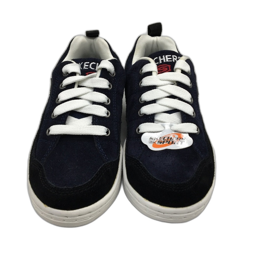 Skechers Sport Navy Black Cronie II Sneakers Kids Sze EUR 33.5 US 2 21cm NEW