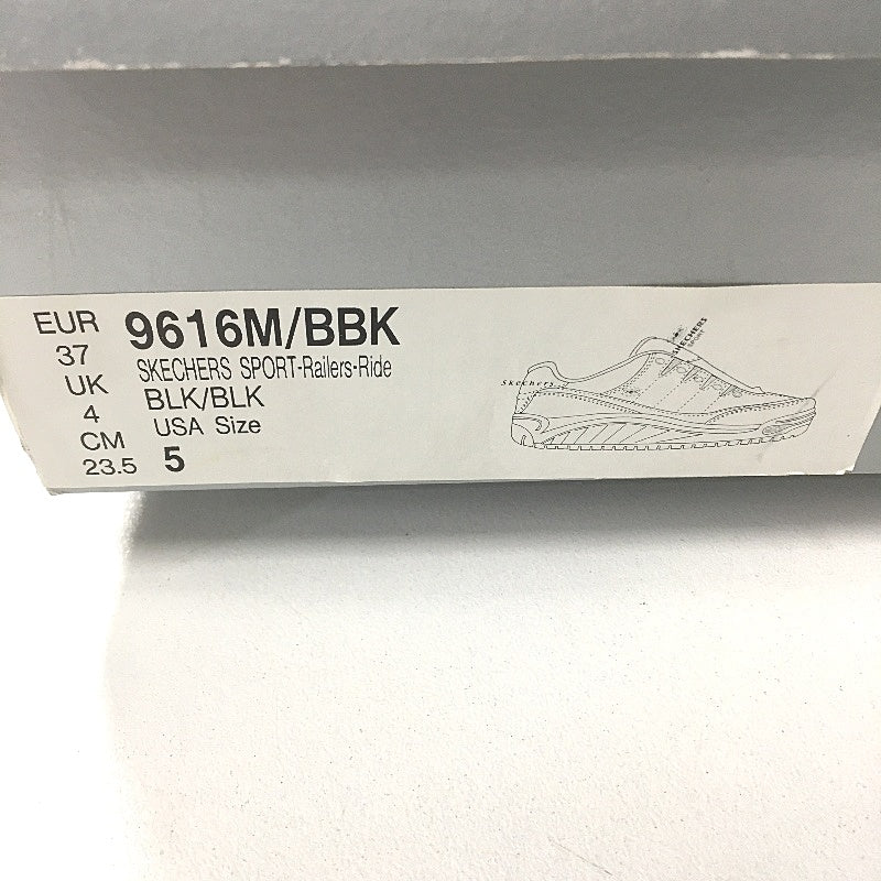 Skechers Sport Black Railers Ride Sneakers Kids Sze EUR 37 US 5 23.5cm NEW