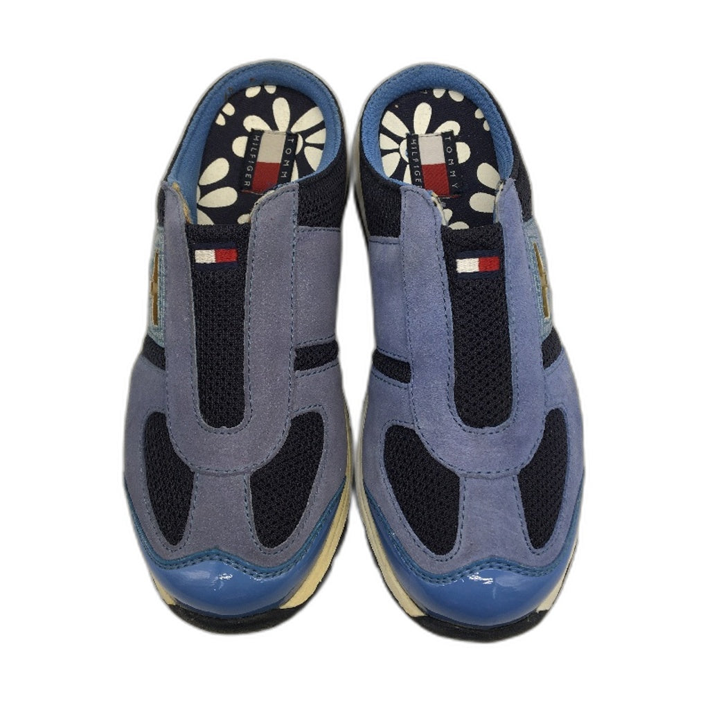 Tommy Hilfiger Blue Backless Slide Sneaker Shoe Youth Size US 1 EUR 32 21cm DEMO