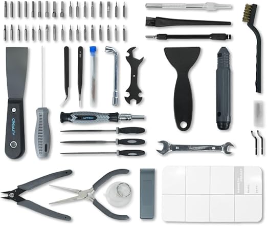 CREALITY 3D Printer Tool Wrap Kit Pro Nozzle Cleaning Deburring Finishing Tools
