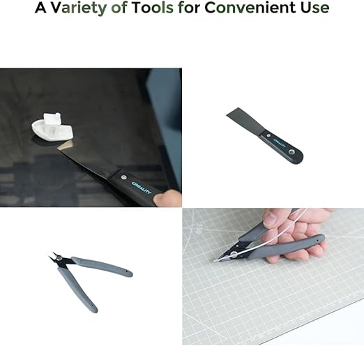 CREALITY 3D Printer Tool Wrap Kit Pro Nozzle Cleaning Deburring Finishing Tools