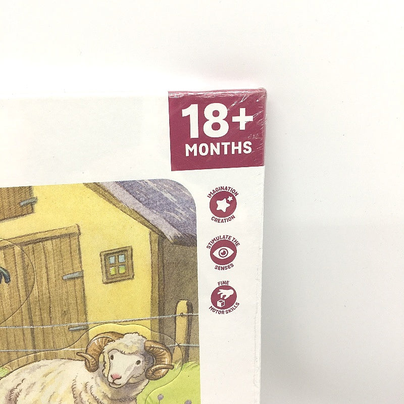 Little Town Game Time 2 Pack Baby Puzzles Farm & Favourite Animals Age 18M+ NEW