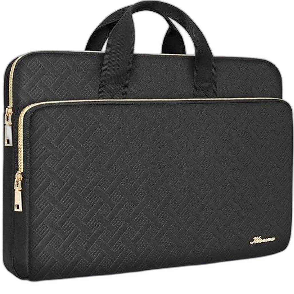 Kizuna 13 Inch Laptop Sleeve Carrying Case Bag Spill Resistant Black With Zipper