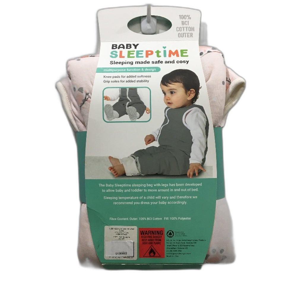 Baby Sleeptime Without Arms Pink Owls Sleepingbag With Legs Sze 3 2-3Years NEW