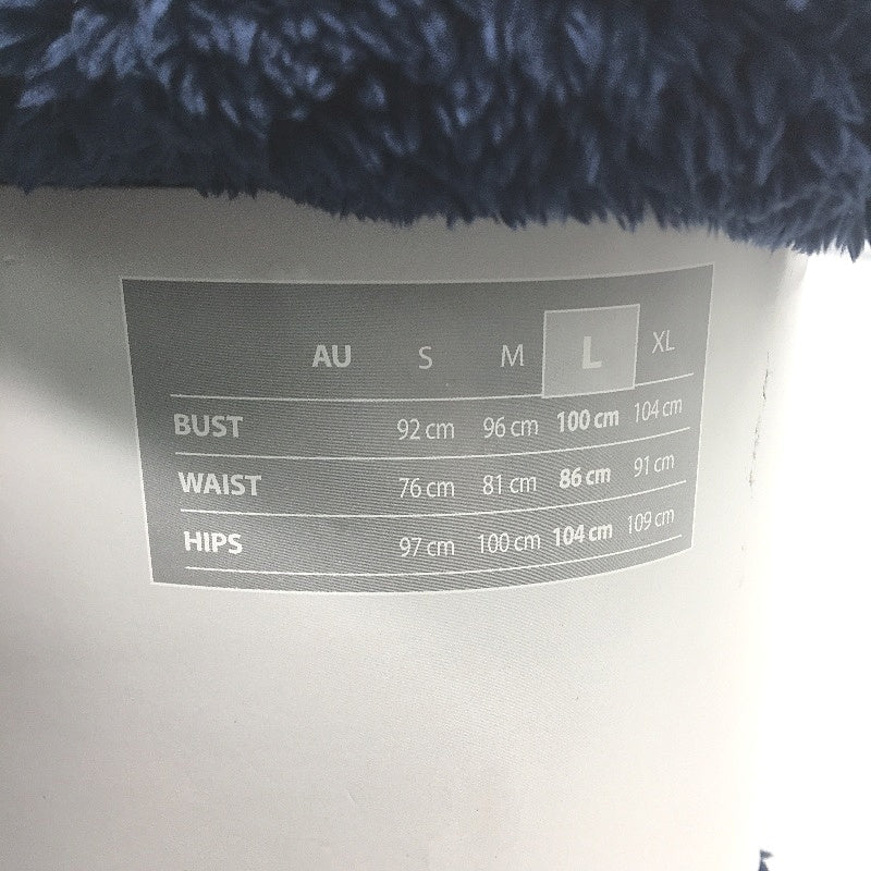 Serra Navy Super Soft Long Sleeve Fleece Hooded Lounge Cardigan Size L NEW