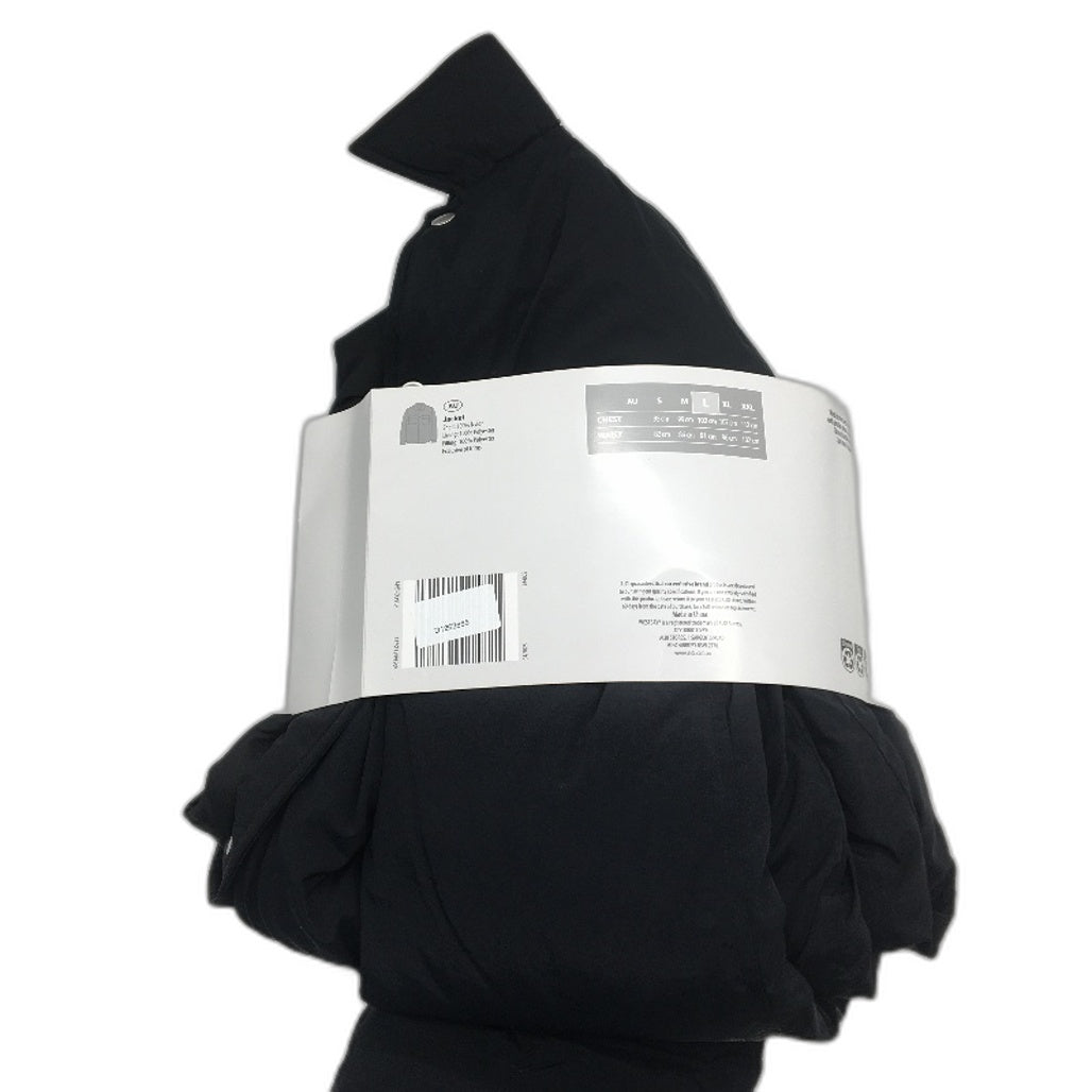 Westbay Black Classic Fit Winter Snap Button Jacket Mens Size L NEW