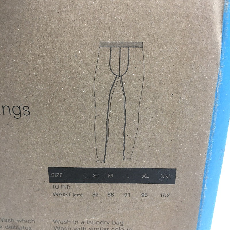 Crane Performance 100% Aust Merino Wool Grey Thermal Leggings Mens Size XXL NEW