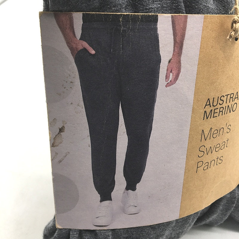 Crane Performance Mottled Grey Merino Wool Blend Sweat Pants Mens Size XXL NEW