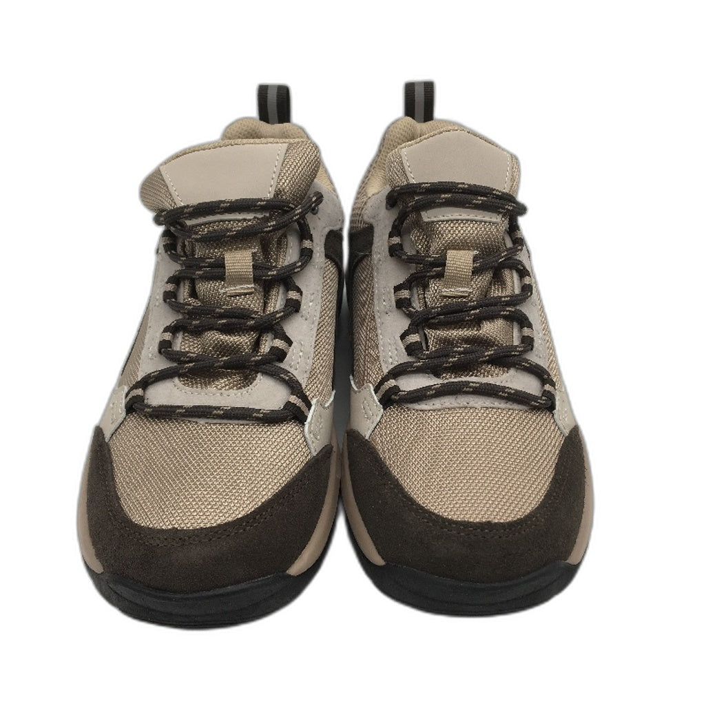 Crane Low Cut Lace Up Brown Tan Hiking Sneaker Style Shoes Ladies Size 7 NEW