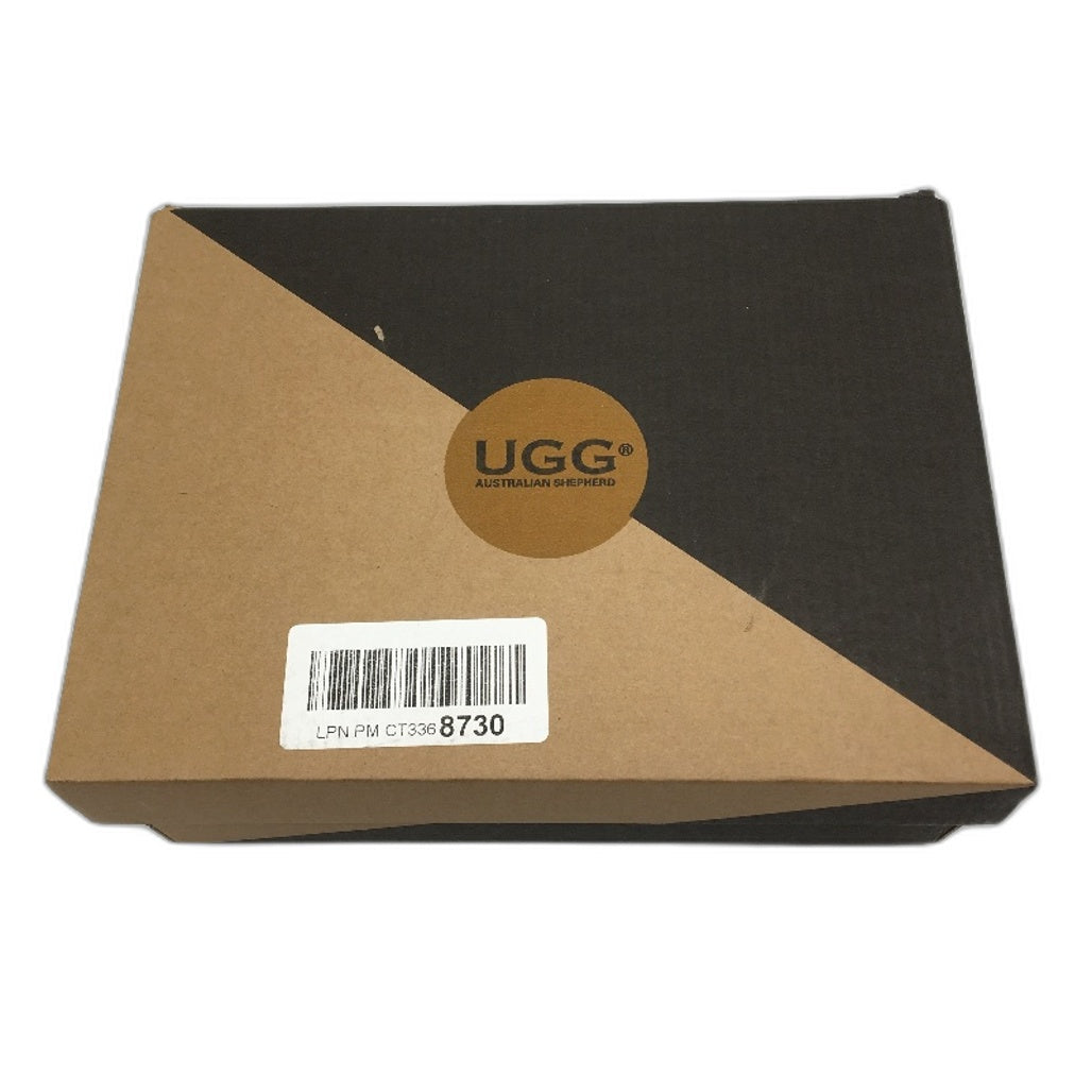 UGG Aust Shepherd Sheep Skin Wool Muffin Chesnut Slipper Kids Size 11-12 NEW