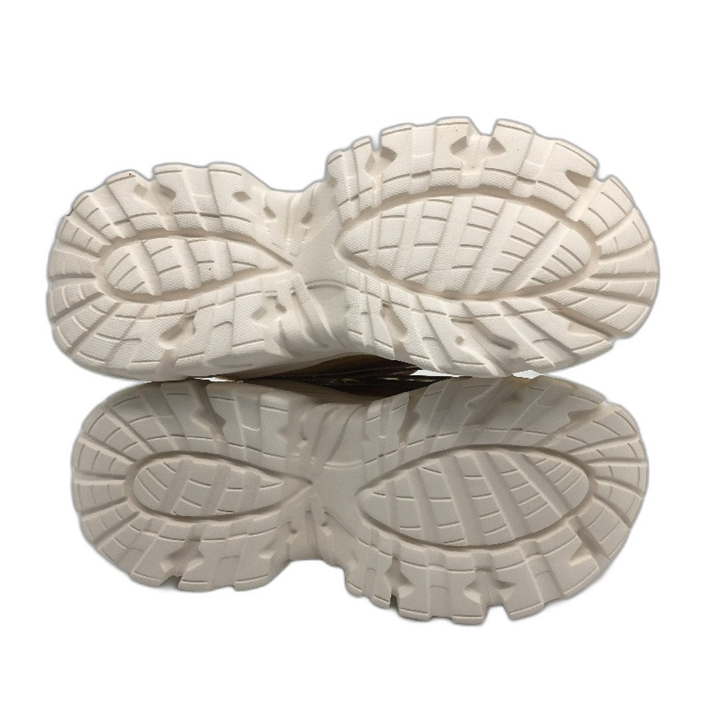 Kip Wok Chunky Gold Platform Faux Leather Sneakers Ladies Size US 9 NEW