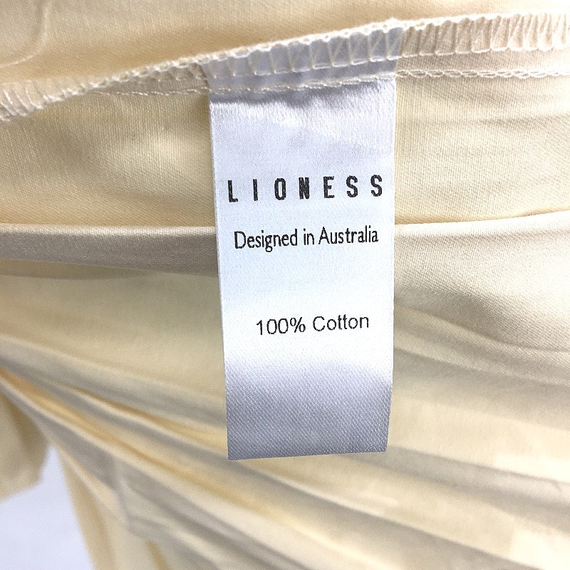 Lioness Honey Corset Cream Hook Eye Pleated Mini Dress Ladies Size XS NEW