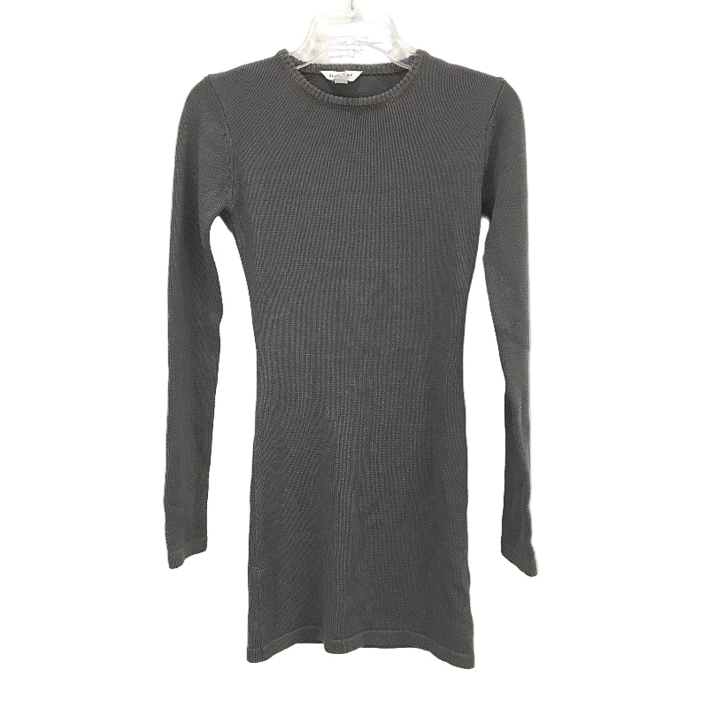 Subtitled Reign Open Back Knit Slate Grey Mini Dress Ladies Size XS NEW