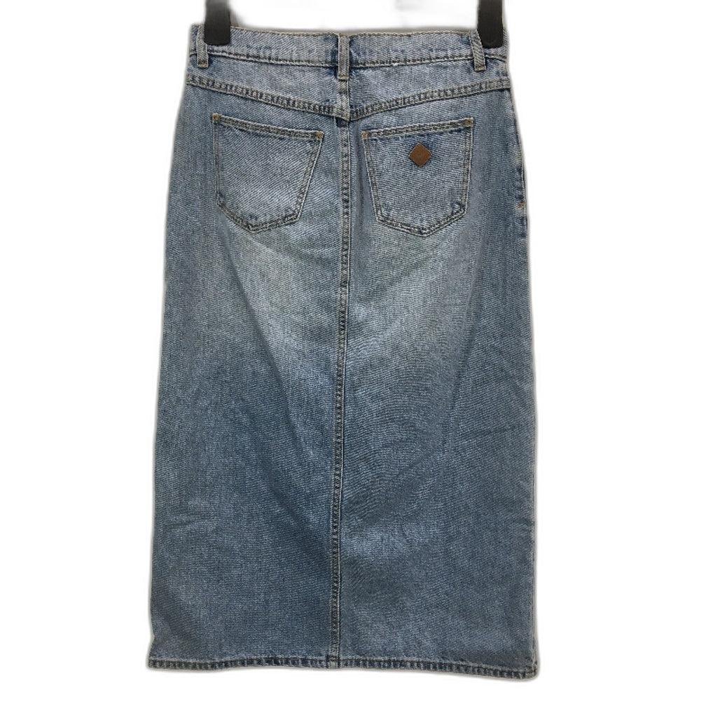 Abrand Jeans A 99 Low Rise Denim Pale Blue Maxi Skirt Ladies Size AU 6 / 24 NEW