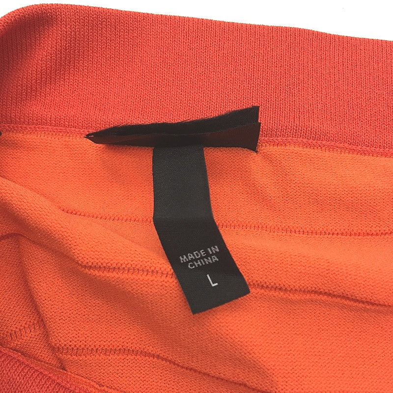 Alice in the Eve Ribbed Orange Slip On Stretch Maxi Skirt Ladies Size Large NEW