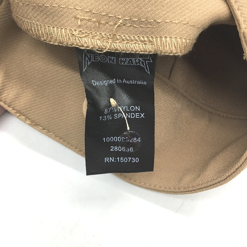 Neon Hart Raquel Corset Detail Beige Mini Skirt Ladies Size XS NEW